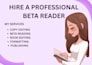 beta read your romance fantasy give you critique as a beta reader